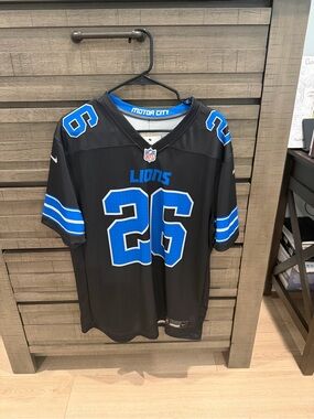 Nike Black Jersey with Blue Accents - Men's